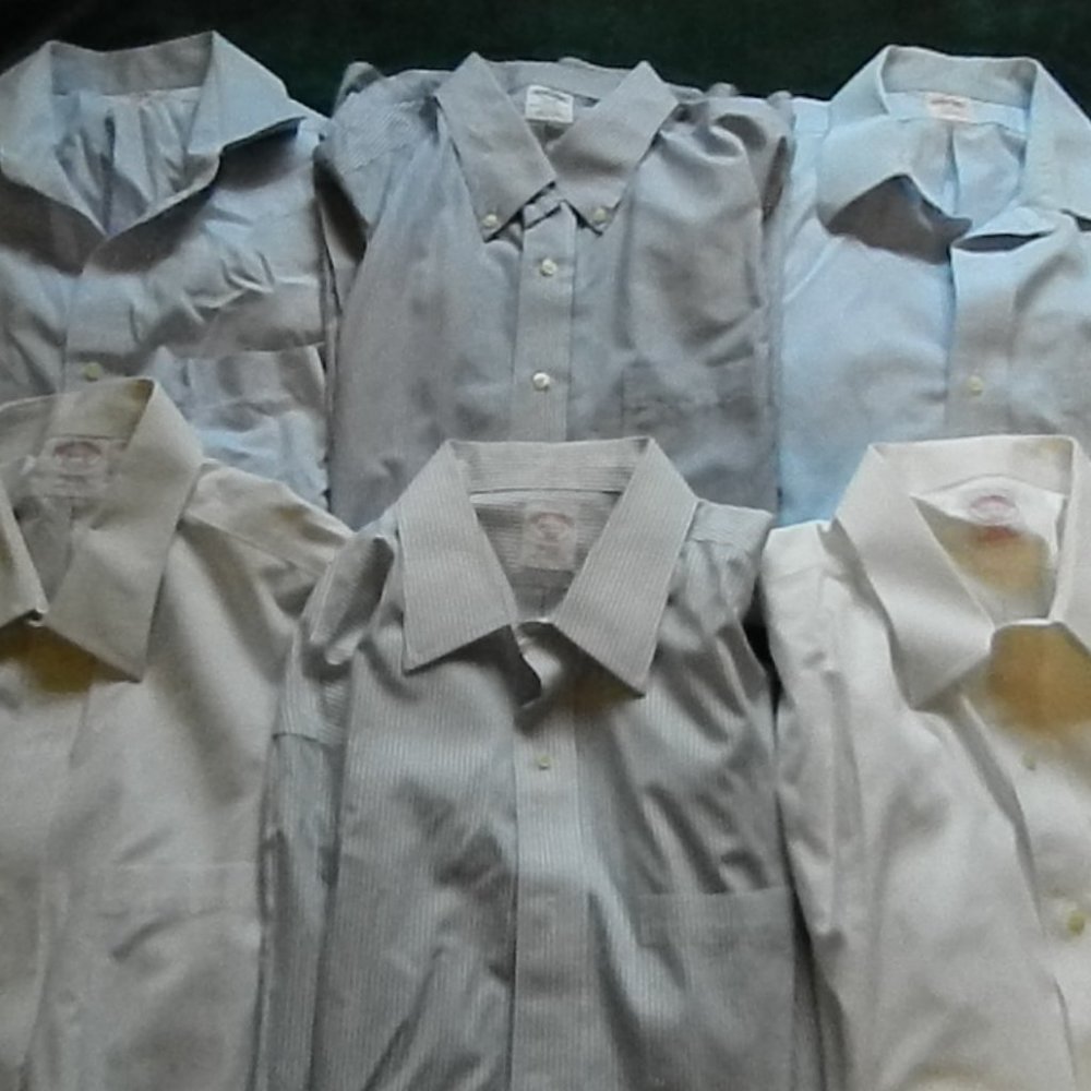 Brooks Brothers Dress Shirts, collection of six (6
